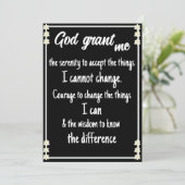 Die Karte des heiligen Gebets (Stehend Vorderseite)