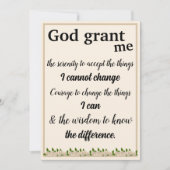 Die Karte des heiligen Gebets (Vorderseite)