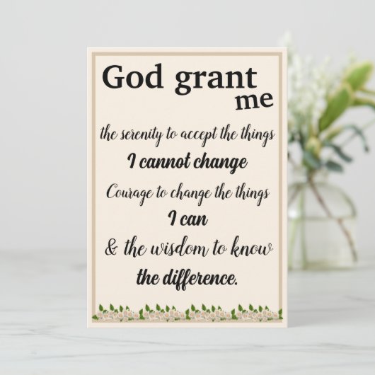 Die Karte des heiligen Gebets (Stehend Vorderseite)