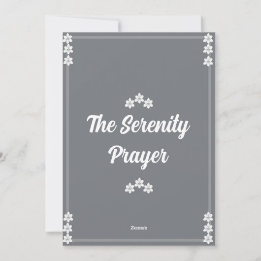 Die Karte des heiligen Gebets (Rückseite)