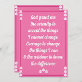 Die Karte des heiligen Gebets (Vorne/Hinten)