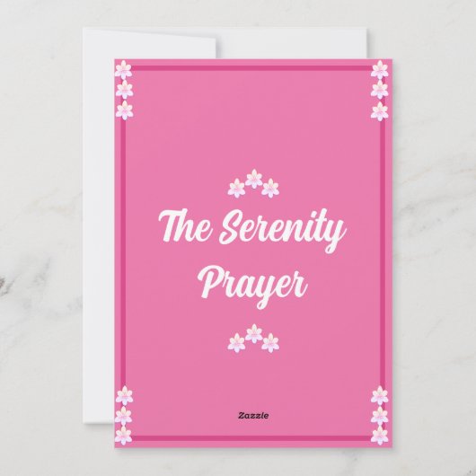 Die Karte des heiligen Gebets (Rückseite)