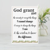 Die Karte des heiligen Gebets (Stehend Vorderseite)