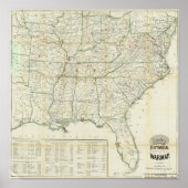 Die Karte des historischen Krieges Poster (Vorne)