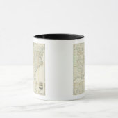 Die Karte des historischen Krieges Tasse (Zentrum)