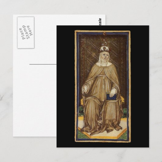 Die Karte des Hohepriestess-Tarots (Vorne/Hinten)