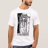 Die Karte des Hohepriestess-Tarots T-Shirt (Vorderseite)