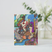 Die Karte des Hohepriestess-Tarots von Kaye Talvil (Stehend Vorderseite)