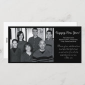 Die Karte des neuen Jahres (Vorne/Hinten)