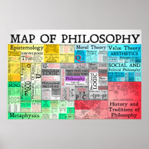 Die Karte des Philosophieplakats