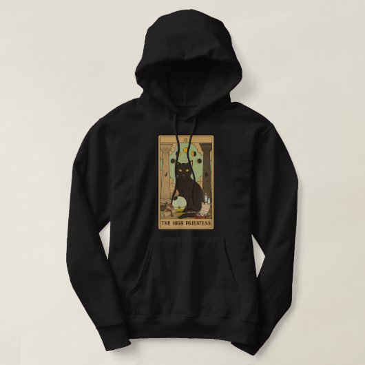Die Karte des Tarots der Hohepriester Hoodie (Design vorne)