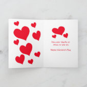 Die Karte des Valentinsgrußes für Enkel (Innenseite)