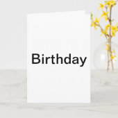 Die Karte, die wenig sagt Karte (Gelbe Blume)