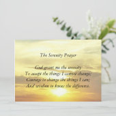 Die Karte für das Gebetsfest (Stehend Vorderseite)