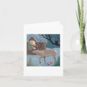 Die Karte für den Reindeer (Vorderseite)