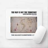 Die Karte ist nicht das Territorium Salviati Plani Mousepad (Mit Mouse)