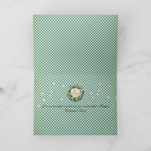 die Karte meines geliebten Valentinsgrußes (Innenseite)