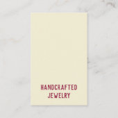 Die Karte mit dem Gesicht der Frau (Rückseite)