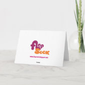 Die Karte Namaste Valentinsgrußes (Rückseite)