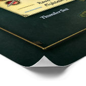 Die Karte Perilous Khorvaire - Weltkarte von Eberr Poster (Ecke)