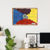 Die Karte von Oz Poster (Heimbüro)