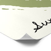 Die Karte von Sumatra Poster (Ecke)