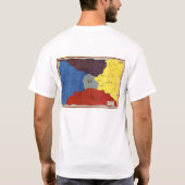 Die Karte von Unze (hinter) T-Shirt (Rückseite)