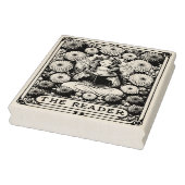 Die Kartenansicht des Reader-Tarots Gummistempel (Stempel)
