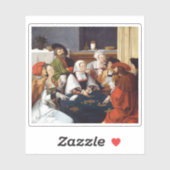 Die Kartenspieler Aufkleber (Blatt)