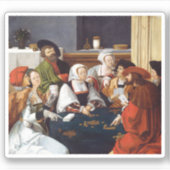 Die Kartenspieler Aufkleber (Vorderseite)