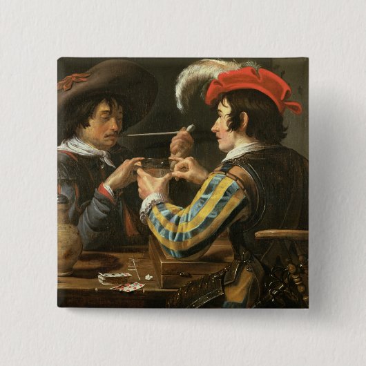 Die Kartenspieler Button (Vorderseite)