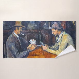 Die Kartenspieler, Cezanne Badehandtuch