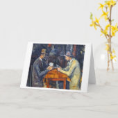 Die Kartenspieler, Cezanne Karte (Gelbe Blume)