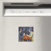 Die Kartenspieler, Cezanne Magnet (In Situ (Geschirrspüler))