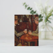 Die Kartenspieler, Claude Cezanne Postkarte (Stehend Vorderseite)