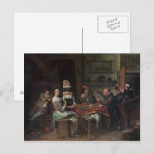 Die Kartenspieler Postkarte (Vorne/Hinten)