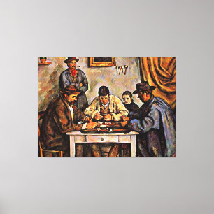 Die Kartenspieler von Paul Cezanne Leinwanddruck