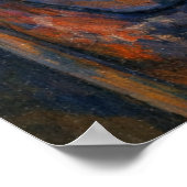 Die Kartenspieler von Paul Cezanne Poster (Ecke)