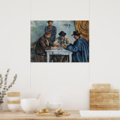 Die Kartenspieler von Paul Cezanne Poster (Küche)