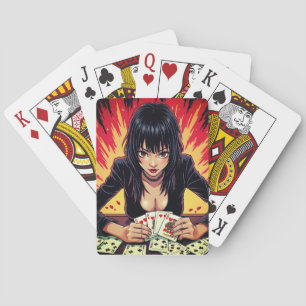 Die Kartenverzauberin – Dame der versteckten Spiel Spielkarten