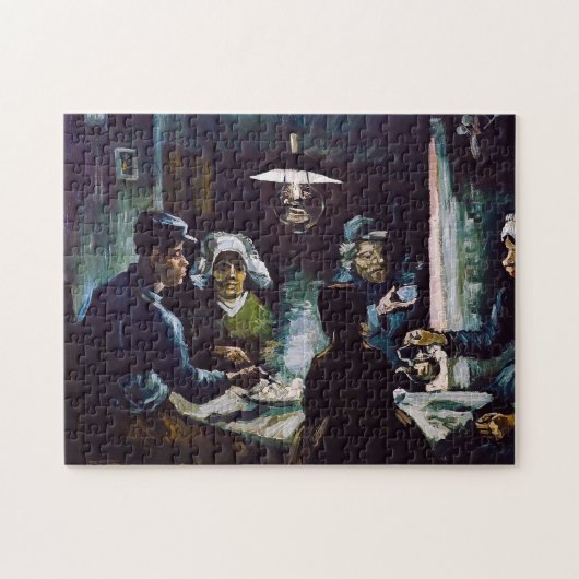 Die Kartoffel-Esser durch Vincent van Gogh Puzzle (Horizontal)