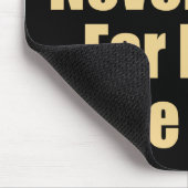 Die Kartoffel ist nie weit vom Baum entfernt Mousepad (Ecke)