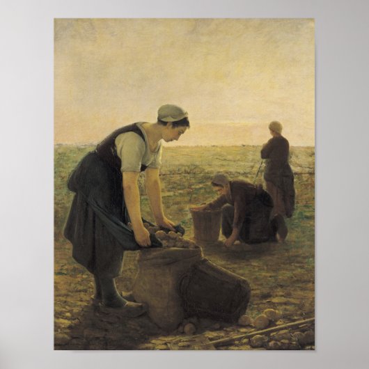 Die Kartoffelernte Poster (Vorne)