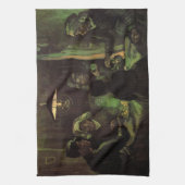 Die Kartoffelessen von Vincent van Gogh Geschirrtuch (Vertikal)
