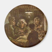Die Kartoffelessen von Vincent van Gogh Magnet (Vorne)