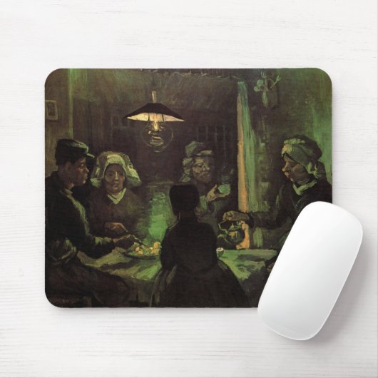 Die Kartoffelessen von Vincent van Gogh Mousepad (Mit Mouse)