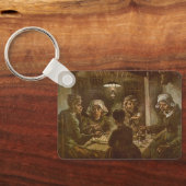 Die Kartoffelessen von Vincent van Gogh Schlüsselanhänger (Rückseite)
