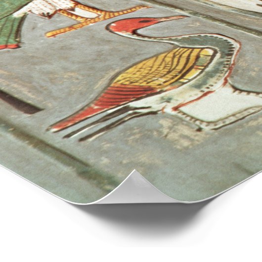 Die Kartusche des Königs Poster (Ecke)