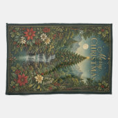 Die Kaskade der Weihnachtsmagie Geschirrtuch (Horizontal)