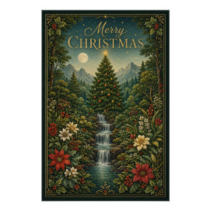 Die Kaskade der Weihnachtsmagie Poster